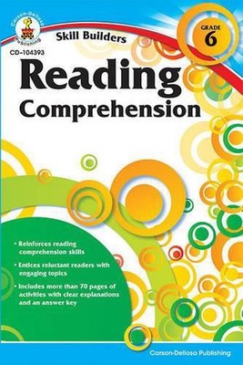 Reading Comprehension, Grade 6 by Carson-Dellosa Publishing (English) Paperback 