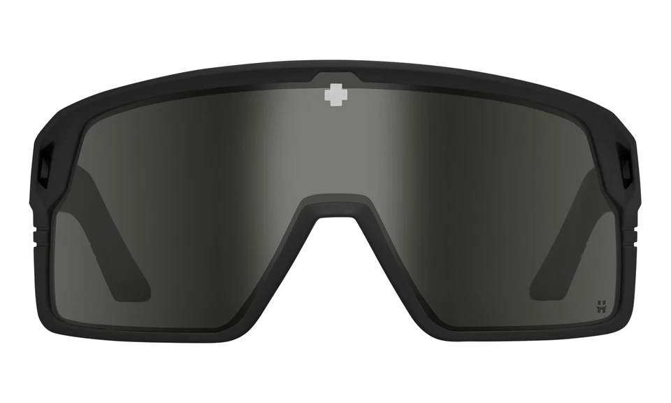 GAFAS DE SOL SPY MONOLITH NEGRO MATE/GRIS FELIZ VERDE POLAR NEGRO ESPEJO ESPECTRA. Foto 2 de 4
