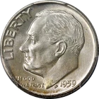 1959-D Roosevelt Dime PCGS MS67 FB Nice Eye Appeal Strong Strike