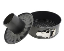 SPRINGFORM GC mit 2 BÖDEN ANTIHAFT Backform Rohrboden rund Kuchenform Käsekuchen