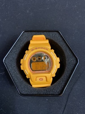 RARE! Orange Casio G-Shock Metallic Men's Watch DW-6900SB DEAD BATTERY W BOX