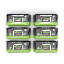 480 Count Crocodile Cloth Power Scrub Cleaning Wipes Pack Of 6 Heavy Duty