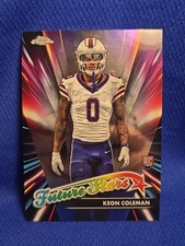 2024 Topps Chrome Football Rookie Future Stars Keon Coleman #FS-10 RC Bills