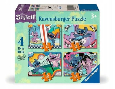 Ravensburger Stitch 4-in-1 Puzzle für Kinder, 12-24 Teile