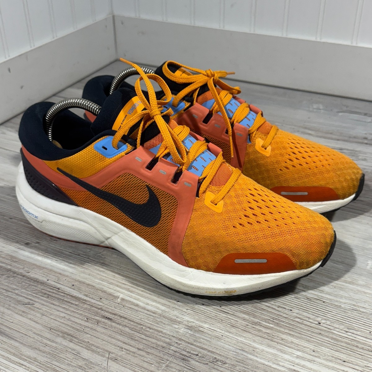 Nike Air Zoom Vomero 16 Men’s Running Shoes Blue White Orange Size 12 Nike Air Zoom Vomero 16 White Imperial Blue Men main image 4