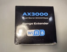 2025 AX3000 WiFi 6 Range Extender WiFi Extender Signal Booster with Gigabit Band