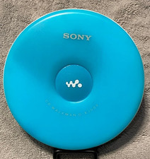 SONY D-EJ002 WALKMAN Portable CD Player Blue Only Main Unit Operation Tested