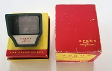 Vintage 1960's  Argus Previewer for Color Slides No. 660 with Original Box W27