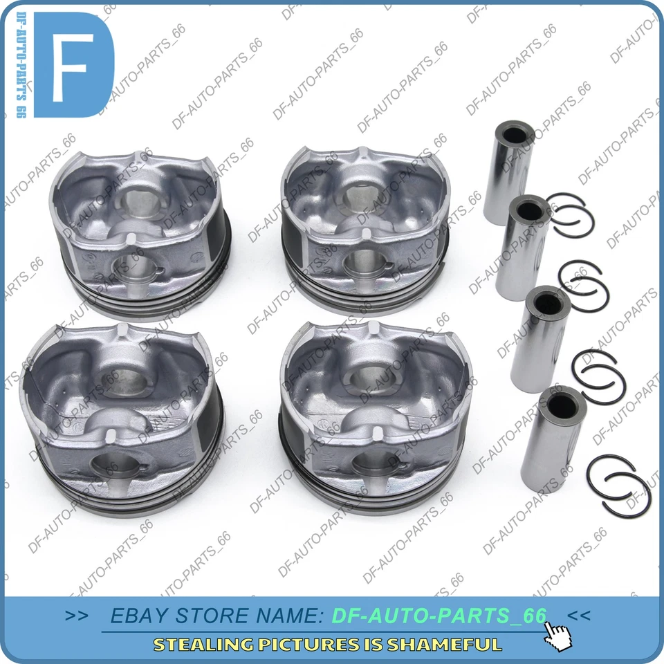 Juego de anillos de pistón MAHLE Φ82+0,5 mm para Mercedes-Benz W204 C250 W212 E250 CGI 1,8T Foto 4 de 4