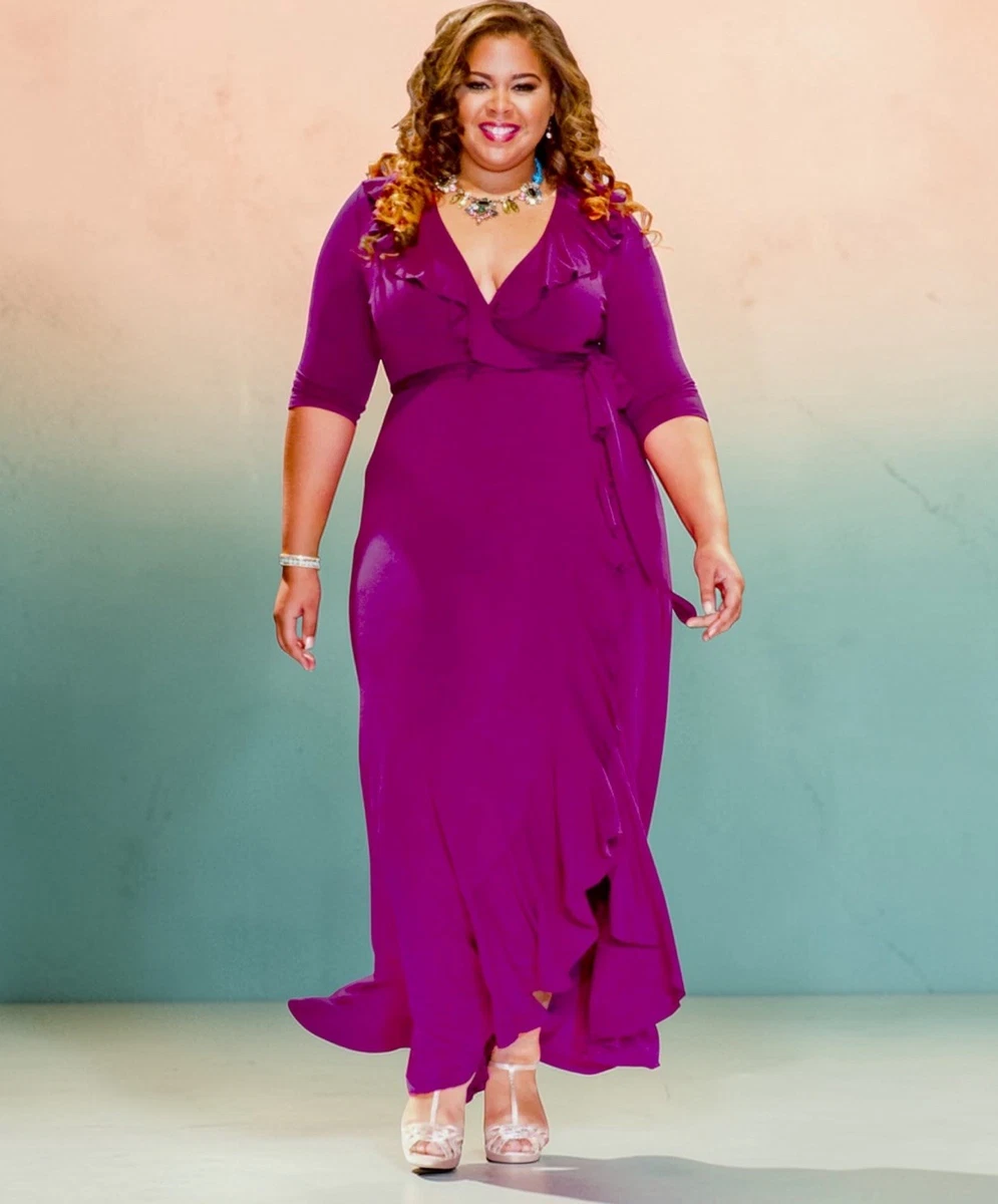 3/4 Sleeve Solid Plus Size Long Formal Dresses for Women for sale | eBay 3/4 Sleeve Solid Plus Size Long Formal Dresses for Women for sale | eBay