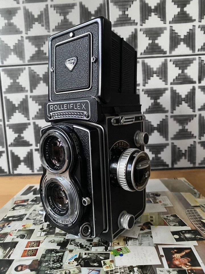 Rolleiflex Franke & Heidecke Model T medium format TLR camera With Manuals - Image 4 of 4