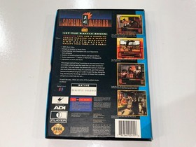 Supreme Warrior (Sega CD, 1994) CIB Complete in Box w Manual + Reg Card EX/NM