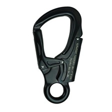 Fusion Climb Tudor Aluminum Double Locking Snap Hook Black FP-8001-BLK