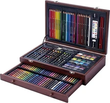 ART 101 Art & Creativity Wood Art Set (142 Pieces) - BRAND NEW