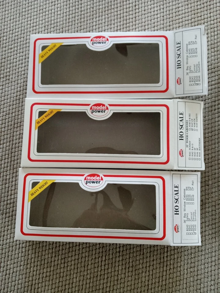 3 car set ho scale caboose/pensylvania/canadian pacific/southern/model power/new - Image 4 of 4