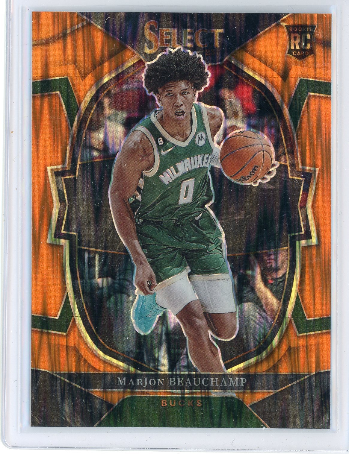 #75 MarJon Beauchamp 2022-23 Panini Select Orange Flash Prizms