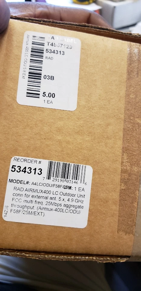 NUEVA RAD Airmux-400 A4LC/ODU/F58F/25M Ext 5.8 4.9 5.3 5.4 (G2-3A) Foto 3 de 4