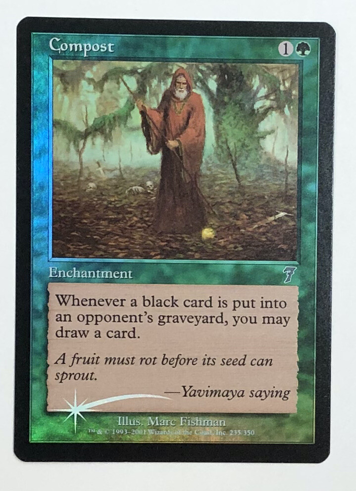 沸騰 日本語 foil 7th mtg MTG COMPOST (FOIL) 7th Edition (OldManMTG 001-361) | eBay