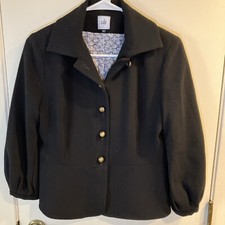 Cabi Women  s 5 Button Jacket Blazer Black Size 4