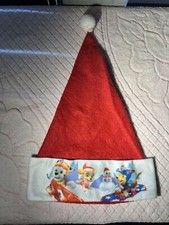 Nickelodeon PAW PATROL Christmas HAT Red With Paw Patrol Characters