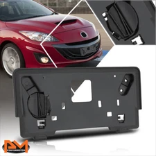 For 12-13 Mazda 3 Front Bumper Tow Hook License Plate Mounting Bracket Holder