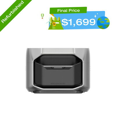 EcoFlow Delta Pro 3 Smart Extra Battery Backup 4096Wh Refurbish