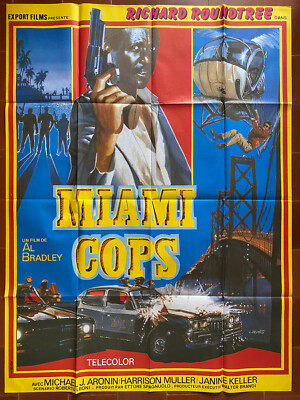 Plakat MIAMI COPS Alfonso BRESCIA Tomas ARANA Richard ROUNDTREE 120x160 cm