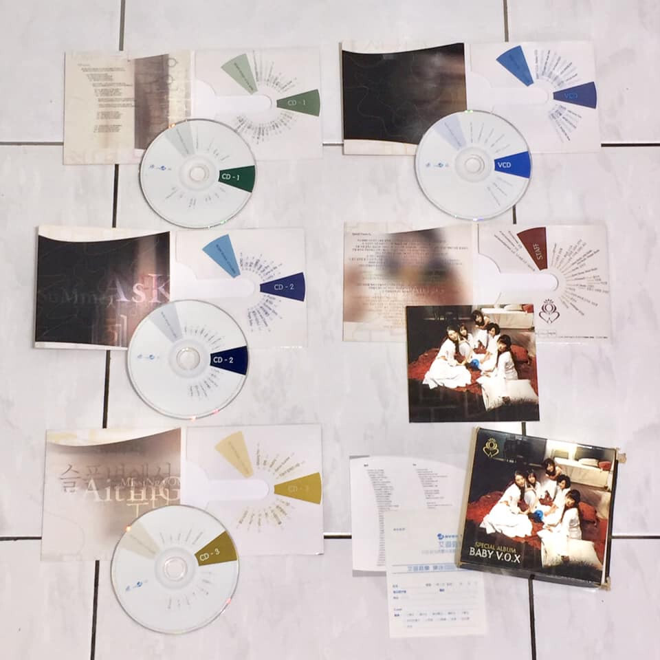Baby VOX V.O.X 2002 Special Album Taiwan Ltd Box 3-CD+1-VCD