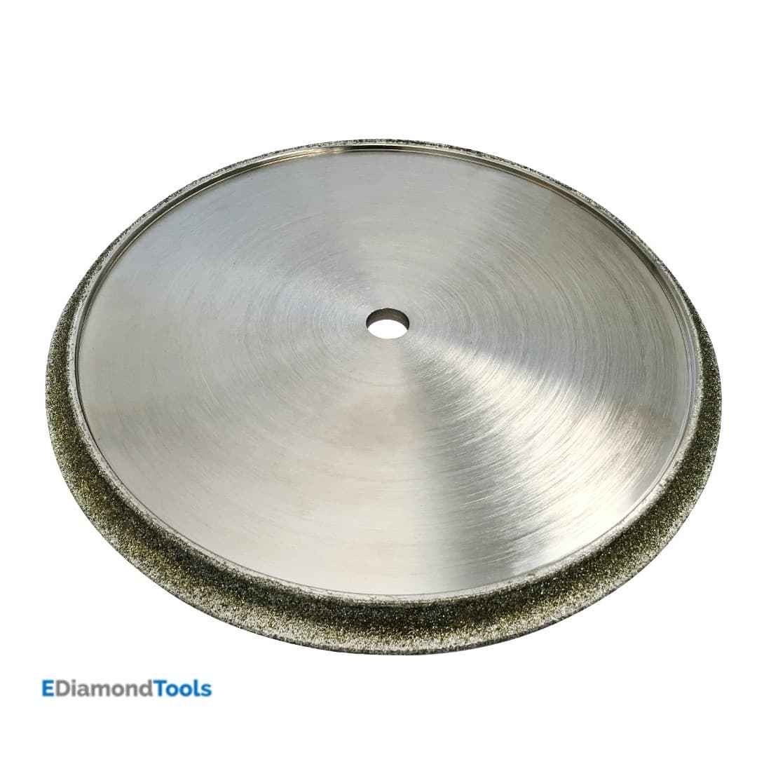 10" Diamond Profile Wheel for Stones, #40/50 Grit,  1/2" Radius Demi Bullnose