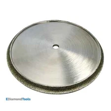 10" Diamond Profile Wheel for Stones, #40/50 Grit,  1/2" Radius Demi Bullnose