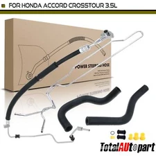 4x Power Steering Pressure Return Reservoir Hose for Honda Accord 2008-2012 3.5L