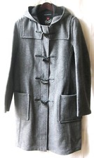 Duffle New Wool Coat Gloverall Charcoal Women Size Us 12