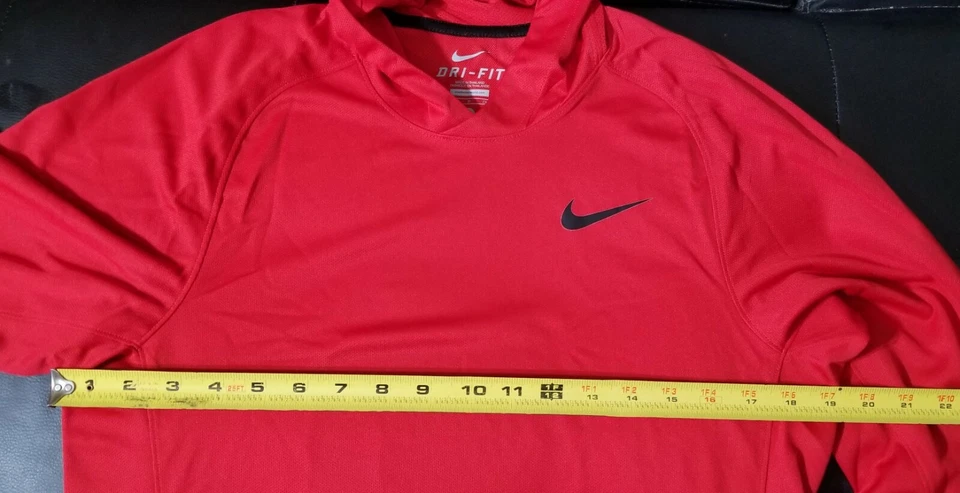 Camisa de basquete masculina Nike Elite Shooter Dri-Fit LS vermelha 840304-657 tamanho pequeno 🆕 - Imagem 3 de 4