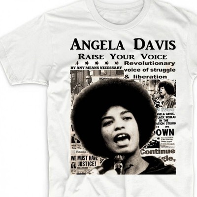 Angela Davis T-shirt, Black History Month Civil Rights Freedom Fighter Power Tee