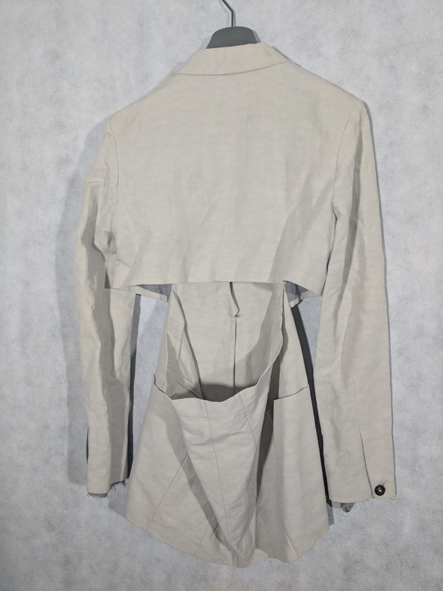 Damir Doma Mainline Deconstructed Kimono Linen Jacket Blazer 38 | eBay