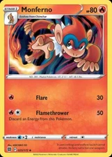 Pokemon Monferno (25/186) Brilliant Stars NM