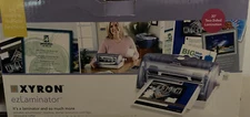 XYRON EZLAMINATOR LAMINATING MACHINE with box and manual gray