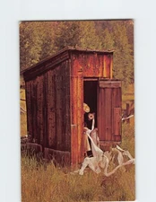 Postcard "Now who in blazes wounds all this paper around the cob!" Art Print