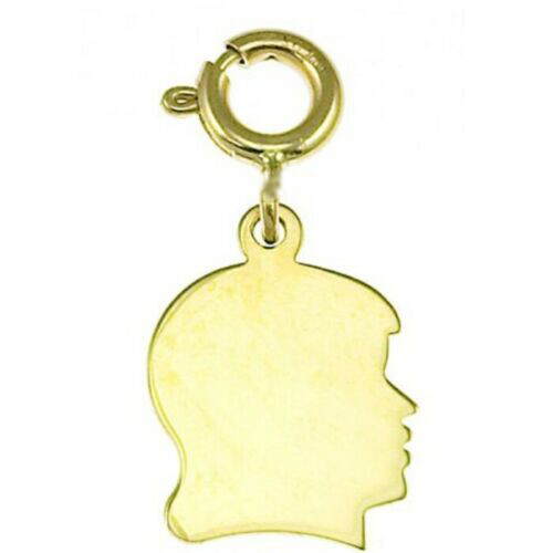 14K Gold Girl Head Charm C4 pandent eBay