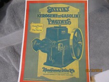 1918 Montgomery Ward Co Sattley Gasoline/ Kerosene Engines Catalog, all sizes