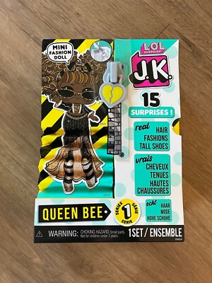 L.O.L. Surprise J.K. QUEEN BEE Mini Fashion Doll 15 Surprises Series 1 BRAND NEW