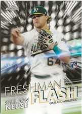 2020 Topps Chrome Sheldon Neuse Freshman Flash Refractor SP  RC