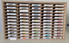 Lot of 60 Close to My Heart Stamp Inkpads in Stamp-n-Storage Inkpad Shelf