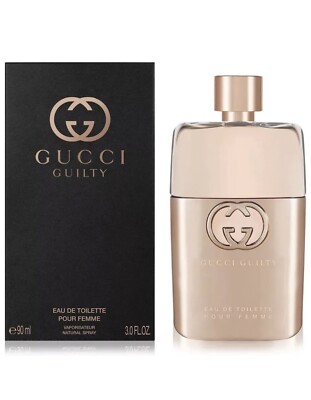 GUCCI Guilty Pour Femme EDT Eau de Toilette Spray 3 fl oz / 90 ml NEW SEALED BOX
