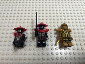 LEGO Ninjago: Stone Army Scout & Warrior+ Golden Lloyd minifigs only from 70505