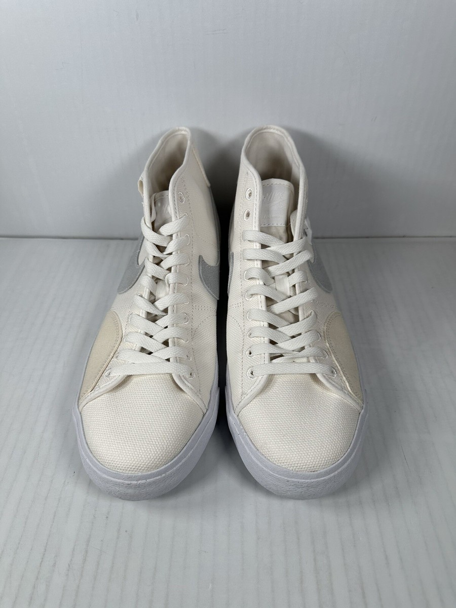 NEW Nike SB Blazer Mid Top Lace-Up Shoes SOU Summit White Size 10 DZ7635-110 Nike SB Blazer Court Mid Summit White Mens Size 10 Shoes  main image 4