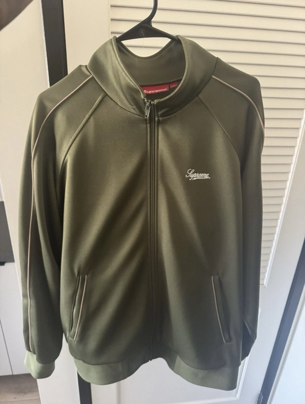 pull zippé suprême homme xl olive