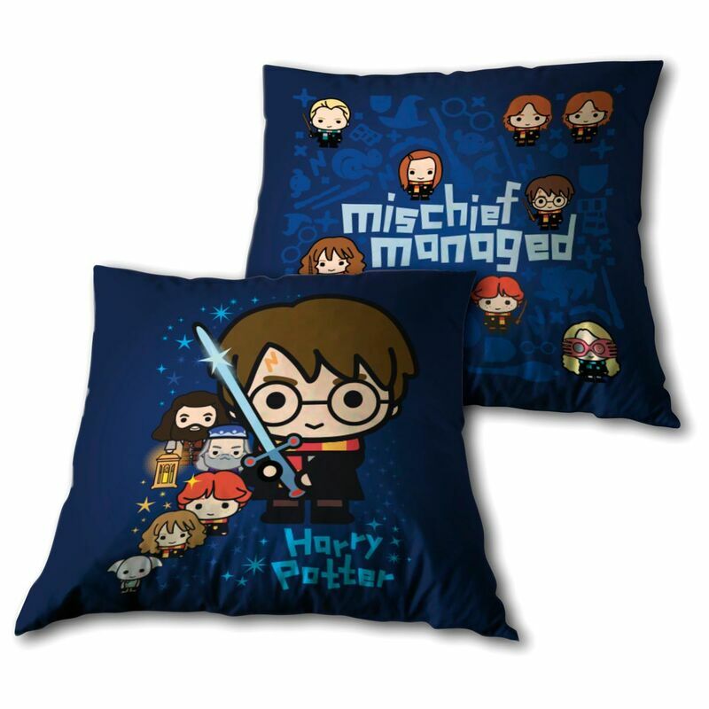 Cojín Chibi gestionado Harry Potter Mischief (35 x 35 cm)