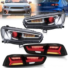 For 2008-2017 Mitsubishi Lancer Evo X Demon Eyes Led Headlightstail Lights