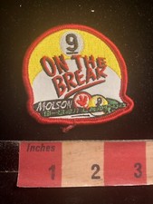 APA POOL ON THE BREAK Patch w/ 9 Ball Molson (Brewery) & Canada Maple Leaf 00AD
